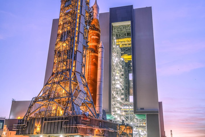 NASA successfully rolled back the Artemis II Space Launch System (SLS) rocket and Orion spacecraft to the Vehicle Assembly Building (VAB) at Kennedy Space Center on February 25, 2026. The 4-mile trek was initiated to repair a critical helium flow issue in the upper stage, with the goal of preserving an April 2026 launch window