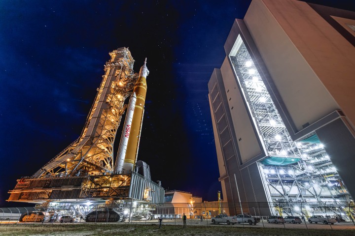 NASA successfully rolled back the Artemis II Space Launch System (SLS) rocket and Orion spacecraft to the Vehicle Assembly Building (VAB) at Kennedy Space Center on February 25, 2026. The 4-mile trek was initiated to repair a critical helium flow issue in the upper stage, with the goal of preserving an April 2026 launch window
