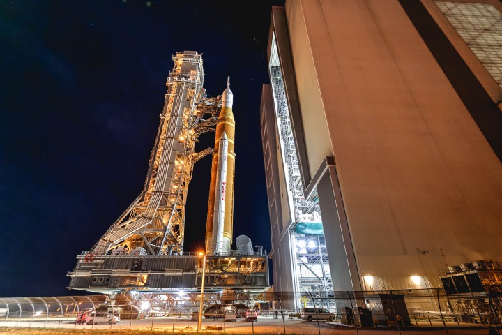 NASA successfully rolled back the Artemis II Space Launch System (SLS) rocket and Orion spacecraft to the Vehicle Assembly Building (VAB) at Kennedy Space Center on February 25, 2026. The 4-mile trek was initiated to repair a critical helium flow issue in the upper stage, with the goal of preserving an April 2026 launch window